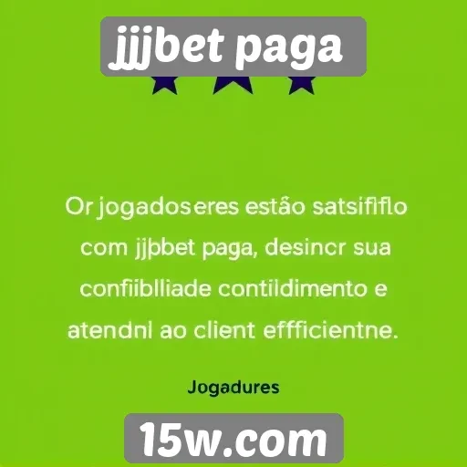 Feedback dos jogadores sobre jjjbet paga é positivo